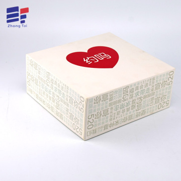 Red hot stamping paper clothing packaging box