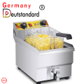 Electric fryer Commercial Electric Countertop Stainless Steel Deep Fryer Basket French Fry