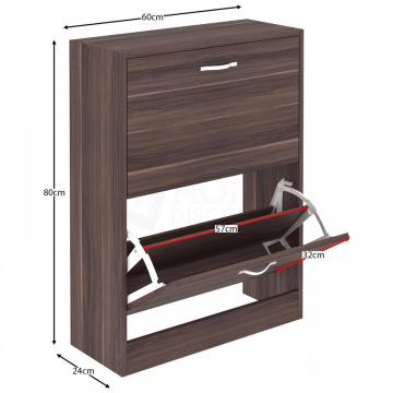 2 tiroirs à chaussures Support pour armoire à chaussures