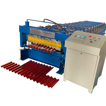 Color steel roofing machine