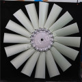 Construction machinery engine 16 leaves axial fan blades