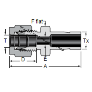 Metal Tube Ferrule  Reducer Connector