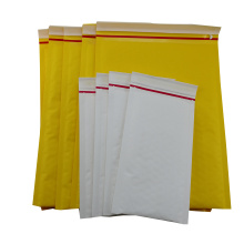 Red Easy To Strip Line Kraft Bubble Mailers