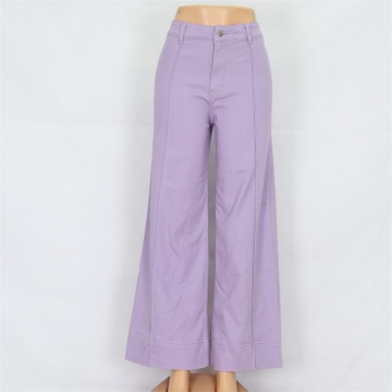 Jeans violets pour femmes en gros