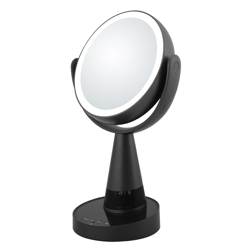 LED mirror With 7X magnifying and bluetooth speaker