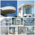 15mm bent curved tempered glass for door window