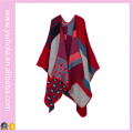 2016 Pashmina Splice Loose Cloak Diseño Invierno Mujer bufanda Mantón