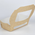 Kraft Food Packaging Paper Box With Window