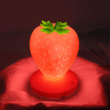 LED Cute Silicone Strawberry Lamp