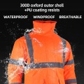 Personalizado por atacado Hi vis Parka refletivo para homens