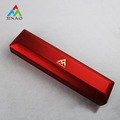 Lacquered Red Plastic Bracelet Box with LED Light