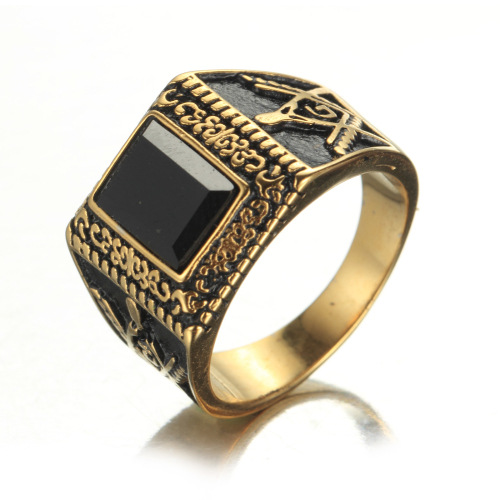 black gold ring