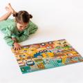 Floor Puzzle Construction Site 24-Pieces Large Puzzle for Kids Custom Best Selling Amazon