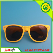 Lunettes de soleil jaune de mode 2014 pour cadeau