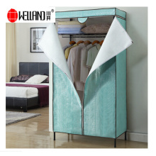 Epoxy Coated 3 Tiers Metal Wardrobe Rack for Bedroom Furniture