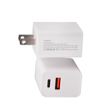 PD 18W QC3.0 Prise murale Adaptateur secteur Chargeur