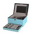 Tiffany Blue Ladies Two Layers Jewelry Box