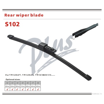 S102 4s Shop Quiet Smooth Efficient Long Service Life Premium Natural Rubber Refill Golf Windshield Driver Rear Wiper Blade