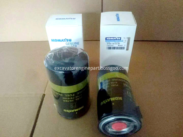 pare parts for excavator PC300-8 fuel filter cartridge 6754-79-6140