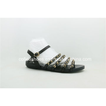 Neue Art- und Weisekomfort-flache Strand-Dame Sandals