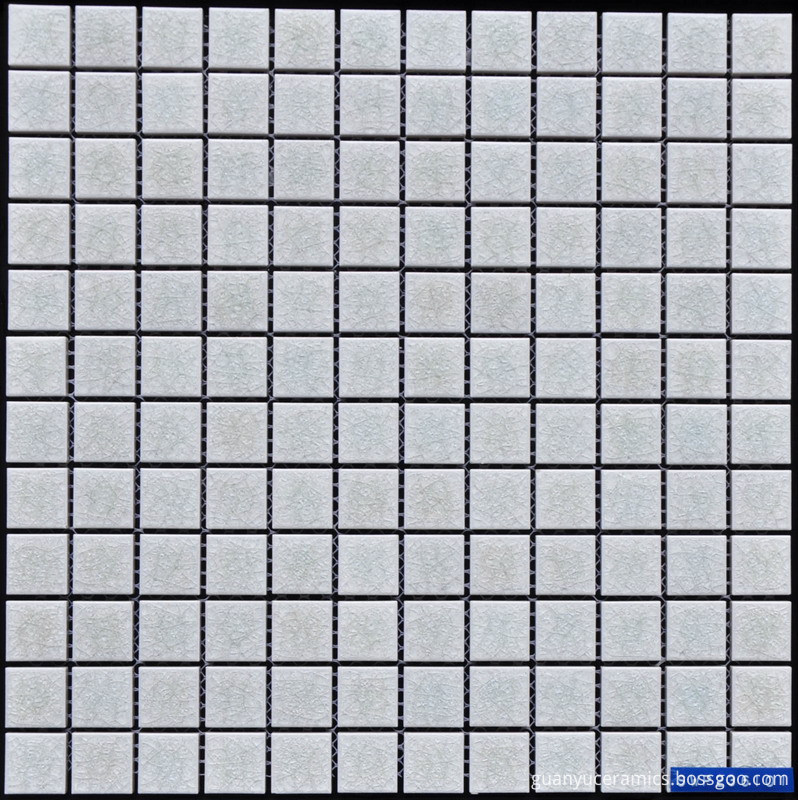 White Swimming Pool Porcelain Mosaic