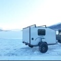 Remolques de viajes móviles al aire libre casa de caravana