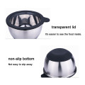 Kitchen silicone salad cake metal mixing bowl set