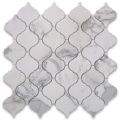 Lantern Shaped Marble Stone Mosaic Wall Tiles