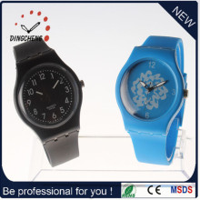 2015 Hot Sale Charm Silicone Strap Glass Mirror Watch (DC-990)