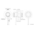 190X190X95mm EG Brushless Motor energiesparende Ec-Ventilator, 19095