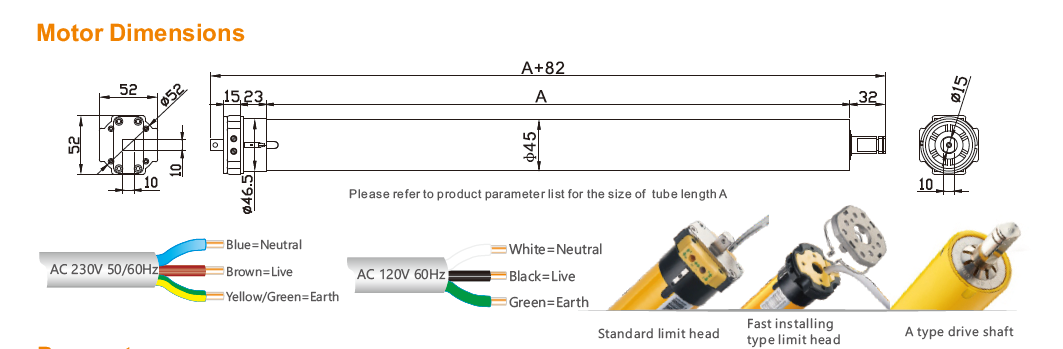 AM45-E dimension