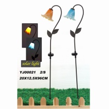 Transparente Harz Blume Garten Stake Handwerk W. Solarlight