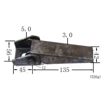 Charnières d&#39;estampillage de remorque avec la matière première