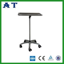 Stainless steel surgical tray cart