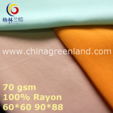 Plain Rayon Fabric for Woman Textile (GLLML440)