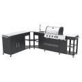 Stainless Steeel Cooking Station Gas Grill