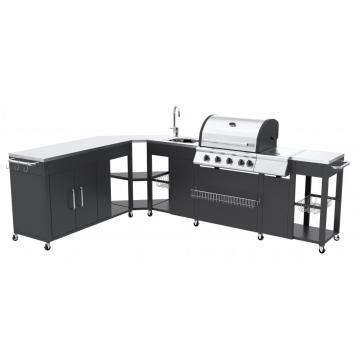 Stainless Steeel Cooking Station Gas Grill