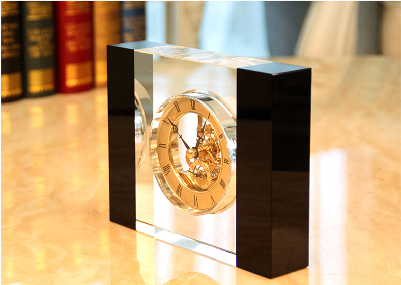 Acrylic Square Tabletop Clock