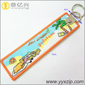 cheap custom key tag shape embroidery patch keychain