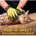 Pet grooming e luvas de banho