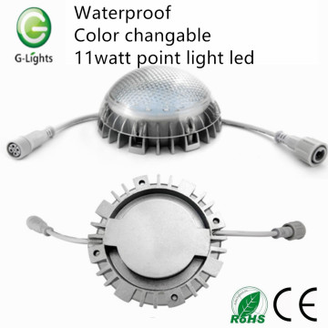 Luz impermeable del punto del color changable11watt llevada