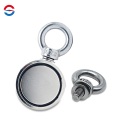 Fishing Magnet Double Sided Neodymium Magnet with Eyebolt