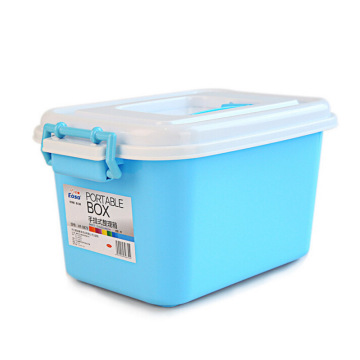 European Style Plastic Storage Box with Handle (SLSN066)