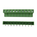 15A brass PA66 10 ways pluggable terminal block