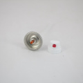 Insecticide spray tin can metal valve plastic actuator