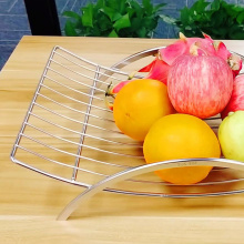 Panier de rangement de fruits pour chaise en fil métallique en acier inoxydable