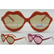 New Fashion Lip Shape Plastic Kids Sunglasses (KS133)