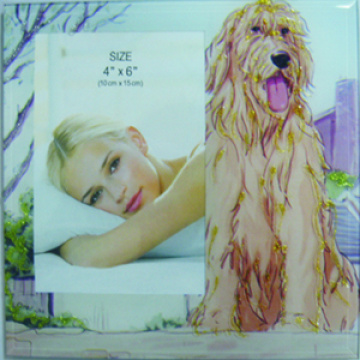 Loverly Dog 4x6inch Glass Photo Frame