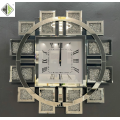 Mirror wall clock for dining room