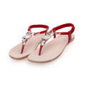 Frauen rutschfeste Strand Clip-Toe flache Sandalen